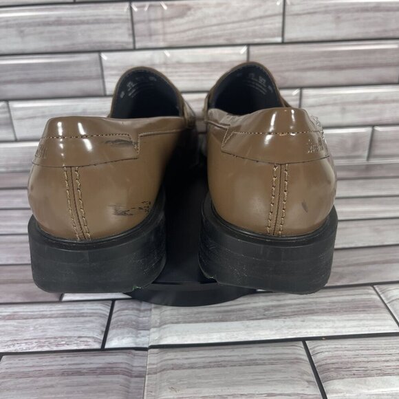 SARTO Women's Brown Patent Slip-On Loafers Women's Shoe Size‎ 8 - Picture 4 of 16